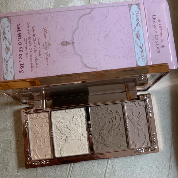 Flower Knows Makeup Butterfly Cloud Face Contour Palette Tawny Tea 02 BNIB - Picture 1 of 15